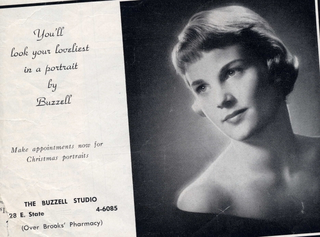 Eloise Knight, class model for local photographic studio- Tattler- 1959