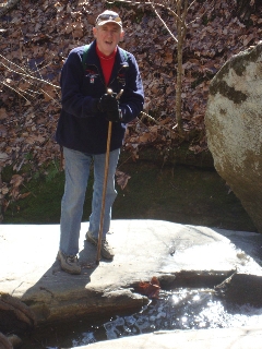 Ron Winchell in Pisgah National Forest, NC, June 2011