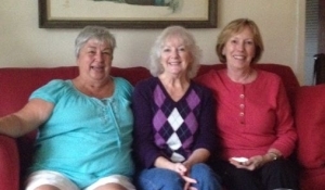 Sharon Grover, Susie Hough and Sandy Young met in Florida to catch up on old times.